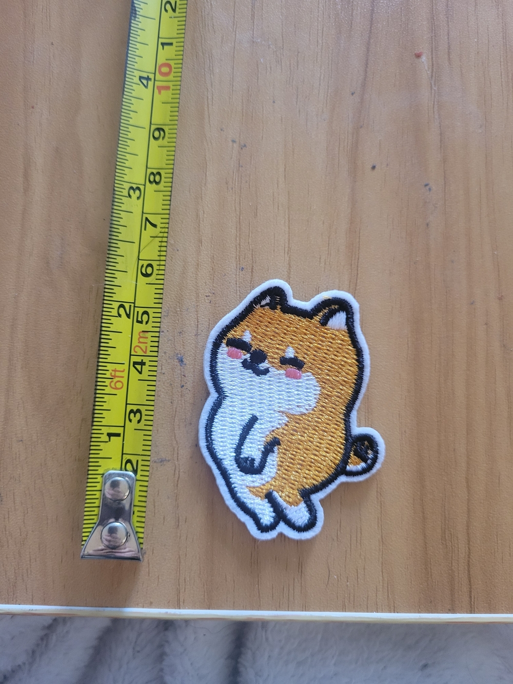 🎃BUY 2 GET 1 FREE🎃Embroidered Orange & White Dog  Patch -